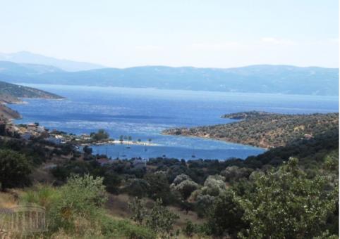 Plot of land 590sq m in idyllic village, South Evia island