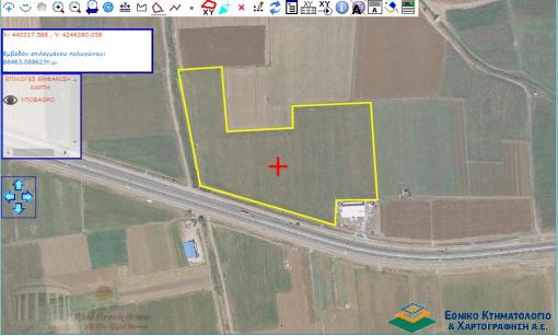 For sale, 68 acres parcel in Thiva, 85th km Athens - Lamia National Road