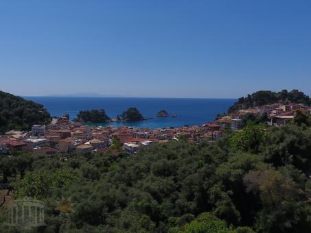 Unique plot of land within city of Parga with views of the sea and the island of Panagia.